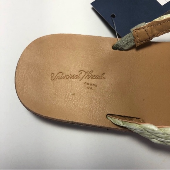 Universal Thread Women’s Sz 7.5 Sandals Slides espadrille banded New with Tags - Picture 3 of 7